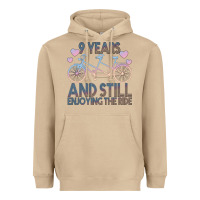 Mushroom 9 Years And Still Enjoying The Ride Heavyweight Hoodie - Bettercallsaul