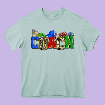 Coach Heavy Core Tee Designed By Zillion Design Studio