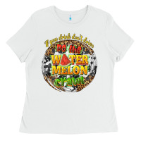 White if you drink dont drive do the watermelon crawl Ladies Tee - texasbilliewilder