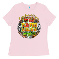 Bubblegum Pink if you drink dont drive do the watermelon crawl Ladies Tee - texasbilliewilder