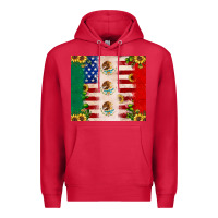 Cardinal American flag mexico flag sunflower cactus Premium Hoodie - JahusDesignShop