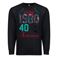 Black Made In May 1980 40 Years Of Being Awesome Premium Sweatshirt - Bettercallsaul