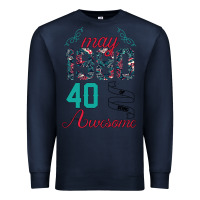 Navy Made In May 1980 40 Years Of Being Awesome Premium Sweatshirt - Bettercallsaul