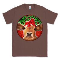 Chestnut Christmas Cow Classic Tee - Jasminsmagicworld
