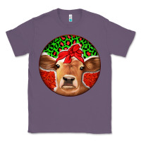Lavender Christmas Cow Classic Tee - Jasminsmagicworld