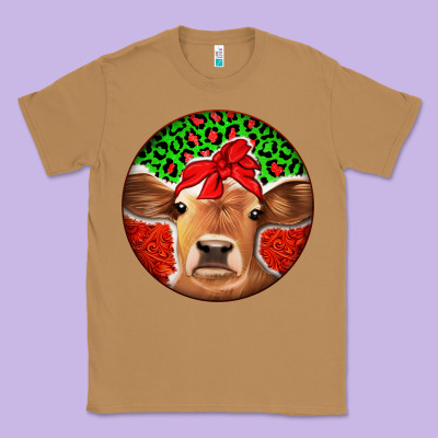 Christmas Cow Classic Tee Designed By Jasminsmagicworld