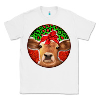White Christmas Cow Classic Tee - Jasminsmagicworld