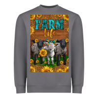 Storm Western Baby Sheeps Farm Life Heavyweight Sweatshirt - LillyAllenDesigns