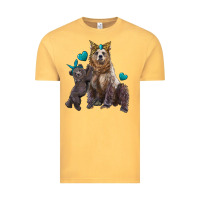 Vintage Mustard mama bear and baby bear Vintage Tee - Artiststas