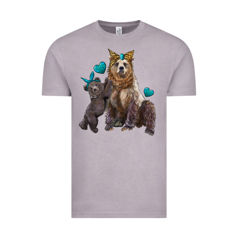 Mama Bear And Baby Bear Vintage Tee by Artiststas | Teevron