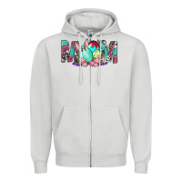 Dove Grey Western Mom With Easter Zipper Hoodie - BundleAndBundleShop