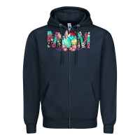Navy Western Mom With Easter Zipper Hoodie - BundleAndBundleShop