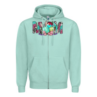Seafoam Western Mom With Easter Zipper Hoodie - BundleAndBundleShop
