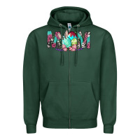 Sports Green Western Mom With Easter Zipper Hoodie - BundleAndBundleShop