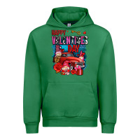 Emerald happy valentines day with gnomes and truck olivia Urban Hoodie - OliviaCreatesArt