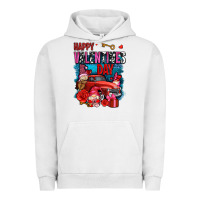 Pigment Lunar Rock happy valentines day with gnomes and truck olivia Urban Hoodie - OliviaCreatesArt