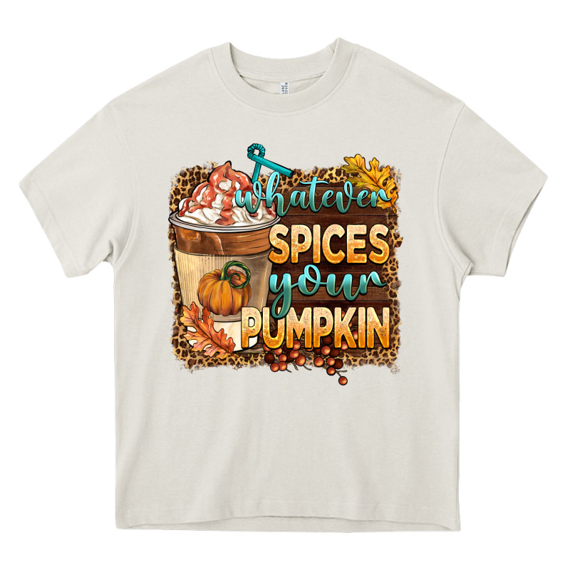 Whatever Spıces Your Pumpkin Heavy Core Tee by BarkalooDesign | Teevron