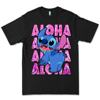 Black aloha stitch Premium Tee - Zillion Design Studio