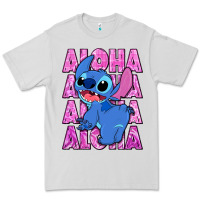 Dove Grey aloha stitch Premium Tee - Zillion Design Studio