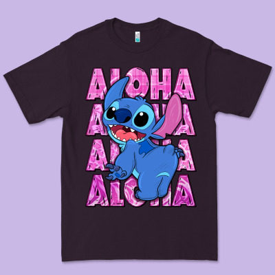 Aloha Stitch Premium Tee Designed By Zillion Design Studio