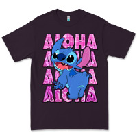 Plum aloha stitch Premium Tee - Zillion Design Studio
