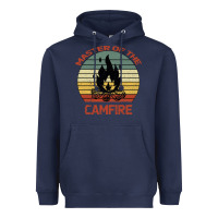 Navy Master Of The Camfire Heavyweight Hoodie - Bettercallsaul