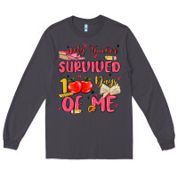 Smoke my teacher survived 100 days of me Long Sleeve Tee - MaliasSmallBusiness