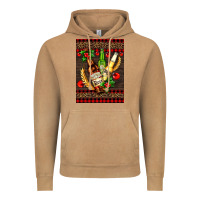 Vintage Camel beer bottles with mistletoe Vintage Hoodie - AdoDesignShop