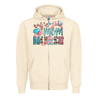 Sandshell Wife Mom Nurse Zipper Hoodie - BundleAndBundleShop