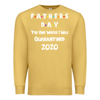 Antique Gold Father s Day The One Where I Was Quarantined 2020 Premium Sweatshirt - Bettercallsaul