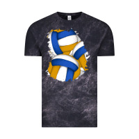 Cloud Black volleyball patch Vintage Tee - AdoDesignShop