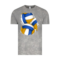 Cloud Rock volleyball patch Vintage Tee - AdoDesignShop