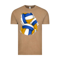 Vintage Coffee volleyball patch Vintage Tee - AdoDesignShop