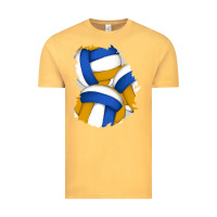 Vintage Mustard volleyball patch Vintage Tee - AdoDesignShop