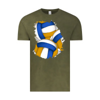 Vintage Olive volleyball patch Vintage Tee - AdoDesignShop