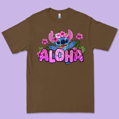 Aloha Summer Stitch Premium Tee Designed By Zillion Design Studio