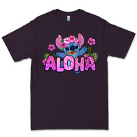 Plum aloha summer stitch Premium Tee - Zillion Design Studio