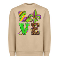 Mushroom love mardi gras Heavyweight Sweatshirt - Jasminsmagicworld