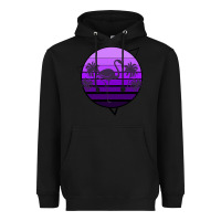 Black Flamingo Palm Heavyweight Hoodie - Bettercallsaul