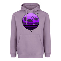 Lavender Flamingo Palm Heavyweight Hoodie - Bettercallsaul