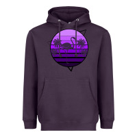 Plum Flamingo Palm Heavyweight Hoodie - Bettercallsaul