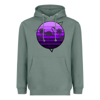 Sage Flamingo Palm Heavyweight Hoodie - Bettercallsaul