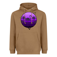 Toasted Coconut Flamingo Palm Heavyweight Hoodie - Bettercallsaul