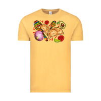 Vintage Mustard empanadas roses onion lime and avocado Vintage Tee - AdoDesignShop