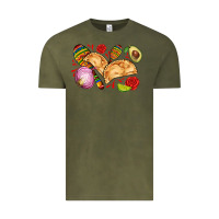 Vintage Olive empanadas roses onion lime and avocado Vintage Tee - AdoDesignShop