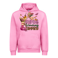 Fuchsia Pink cupids brewıng  company olivia Urban Hoodie - OliviaCreatesArt