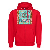 Red Wife Mom Nurse Tumbler Zipper Hoodie - BundleAndBundleShop