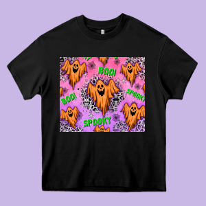Halloween Heavy Core Tee Designed By Texasbilliewilder
