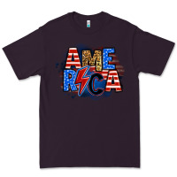 Plum america lightning bolt Premium Tee - Zillion Design Studio