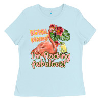 Baby Blue im flocking fabulous Ladies Tee - texasbilliewilder